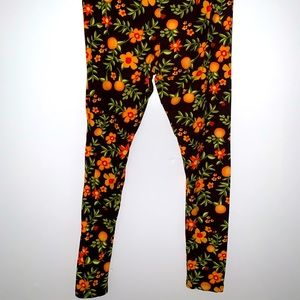 LulaRoe TC Floral Leggings